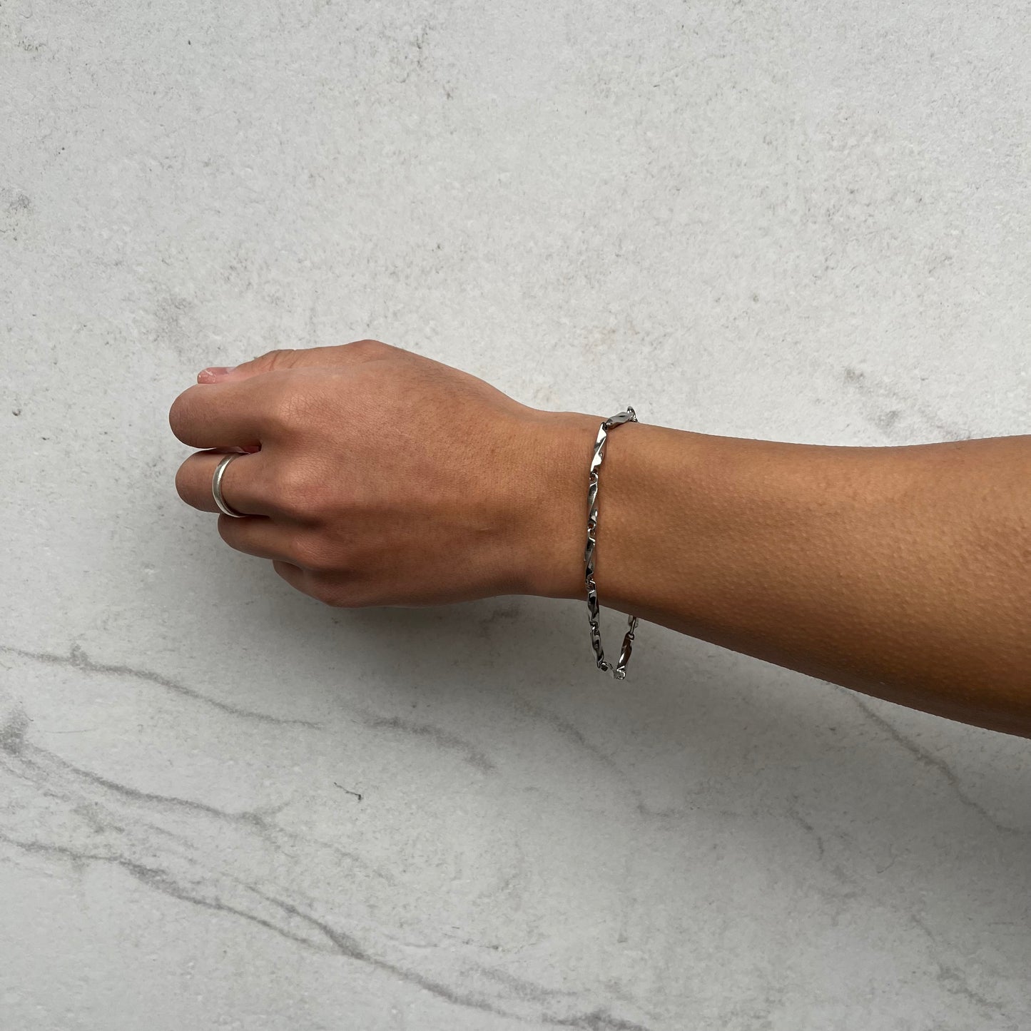 Moebius chain bracelet