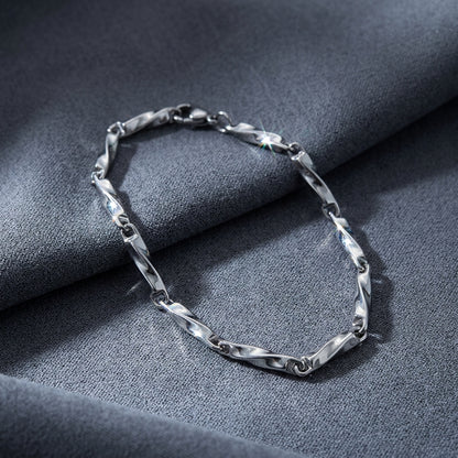 Moebius chain bracelet